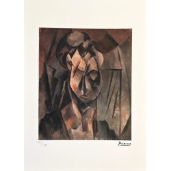 Pablo Picasso Lithograph Offset 199 Ex. Numbered 29.7 x 42 cm Signature Certificate