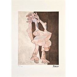 Pablo Picasso Lithograph Offset 199 Ex. Numbered 29.7 x 42 cm Signature Certificate