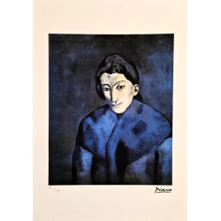 Pablo Picasso Lithograph Offset 199 Ex. Numbered 29.7 x 42 cm Signature Certificate