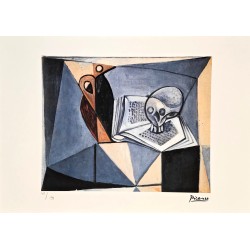 Pablo Picasso Lithograph Offset 199 Ex. Numbered 29.7 x 42 cm Signature Certificate