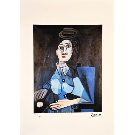 Pablo Picasso Lithograph Offset 199 Ex. Numbered 29.7 x 42 cm Signature Certificate