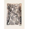 Pablo Picasso Lithograph Offset 199 Ex. Numbered 29.7 x 42 cm Signature Certificate