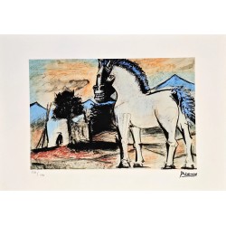 Pablo Picasso Lithograph Offset 199 Ex. Numbered 29.7 x 42 cm Signature Certificate