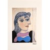 Pablo Picasso Lithograph Offset 199 Ex. Numbered 29.7 x 42 cm Signature Certificate