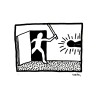 Keith Haring Lithograph Offset 199 Ex. Numbered 29.7 x 42 cm Signature Certificate