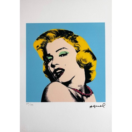 Andy Warhol Lithograph Offset 199 Ex. Numbered 29.7 x 42 cm Signature Certificate