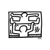 Keith Haring Lithograph Offset 199 Ex. Numbered 29.7 x 42 cm Signature Certificate