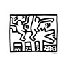 Keith Haring Lithograph Offset 199 Ex. Numbered 29.7 x 42 cm Signature Certificate