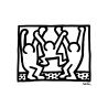 Keith Haring Lithograph Offset 199 Ex. Numbered 29.7 x 42 cm Signature Certificate