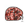 Keith Haring Lithograph Offset 199 Ex. Numbered 29.7 x 42 cm Signature Certificate