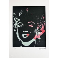 Andy Warhol Lithograph Offset 199 Ex. Numbered 29.7 x 42 cm Signature Certificate