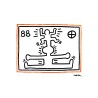 Keith Haring Lithograph Offset 199 Ex. Numbered 29.7 x 42 cm Signature Certificate