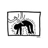 Keith Haring Lithograph Offset 199 Ex. Numbered 29.7 x 42 cm Signature Certificate