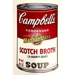 Andy Warhol Campbells Soup Scotch Broth 890 x 585 mm