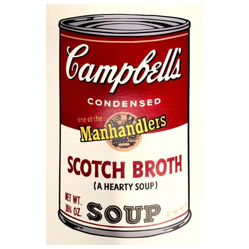 Andy Warhol Campbells Soup Scotch Broth 890 x 585 mm