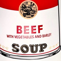 Andy Warhol Campbells Soup Beef 890 x 585 mm