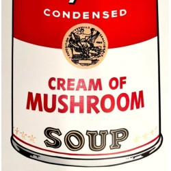 Andy Warhol Campbells Soup Cream of mushroom 890 x 585 mm