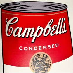 Andy Warhol Campbells Soup Cream of mushroom 890 x 585 mm