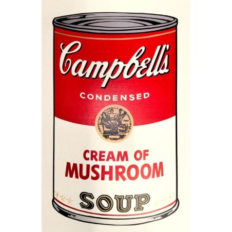 Andy Warhol Campbells Soup Cream of mushroom 890 x 585 mm