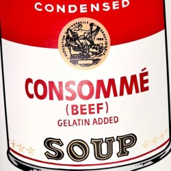 Andy Warhol Campbells Soup Consomme 890 x 585 mm