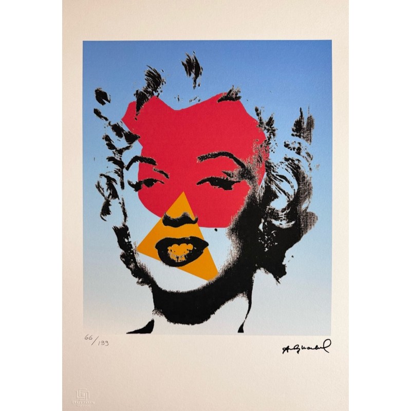 Andy Warhol Lithograph Offset 199 Ex. Numbered 29.7 x 42 cm Signature Certificate