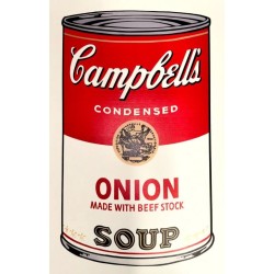 Andy Warhol Campbells Soup Onion 890 x 585 mm