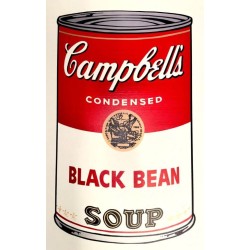 Andy Warhol Campbells Soup Black Bean 890 x 585 mm