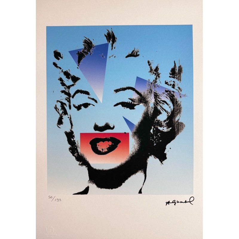 Andy Warhol Lithograph Offset 199 Ex. Numbered 29.7 x 42 cm Signature Certificate