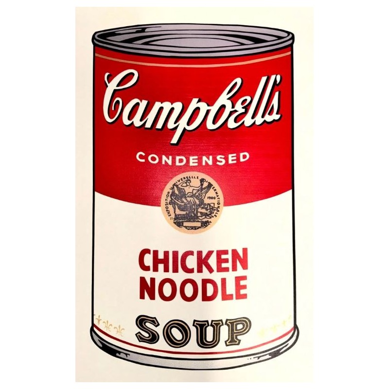 Andy Warhol Campbells Soup Chicken Noodle 890 x 585 mm