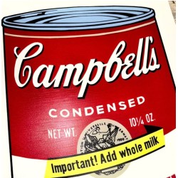 Andy Warhol Campbells Soup Oyster Stew 890 x 585 mm