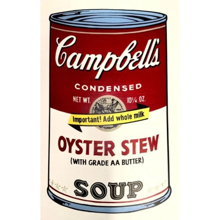 Andy Warhol Campbells Soup Oyster Stew 890 x 585 mm