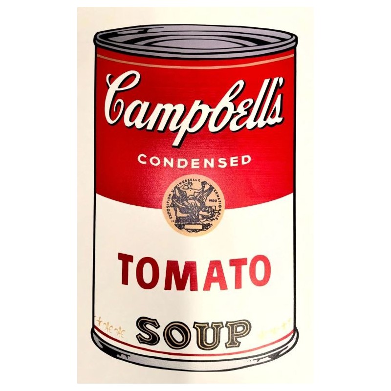 Andy Warhol Campbells Soup Tomato 890 x 585 mm