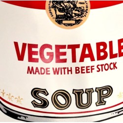 Andy Warhol Campbells Soup Vegetable 890 x 585 mm