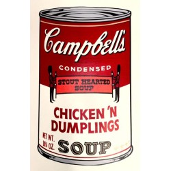 Andy Warhol Campbells Soup Chicken 'n Dumplings 890 x 585 mm