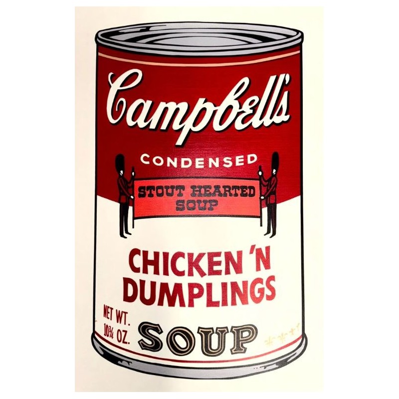 Andy Warhol Campbells Soup Chicken 'n Dumplings 890 x 585 mm