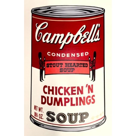 Andy Warhol Campbells Soup Chicken 'n Dumplings 890 x 585 mm