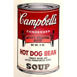 Andy Warhol Campbells Soup Hot Dog Bean 890 x 585 mm