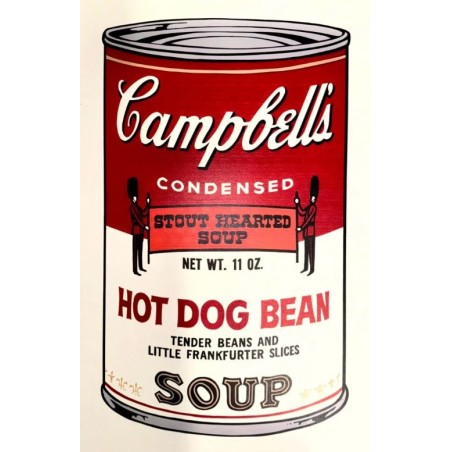 Andy Warhol Campbells Soup Hot Dog Bean 890 x 585 mm